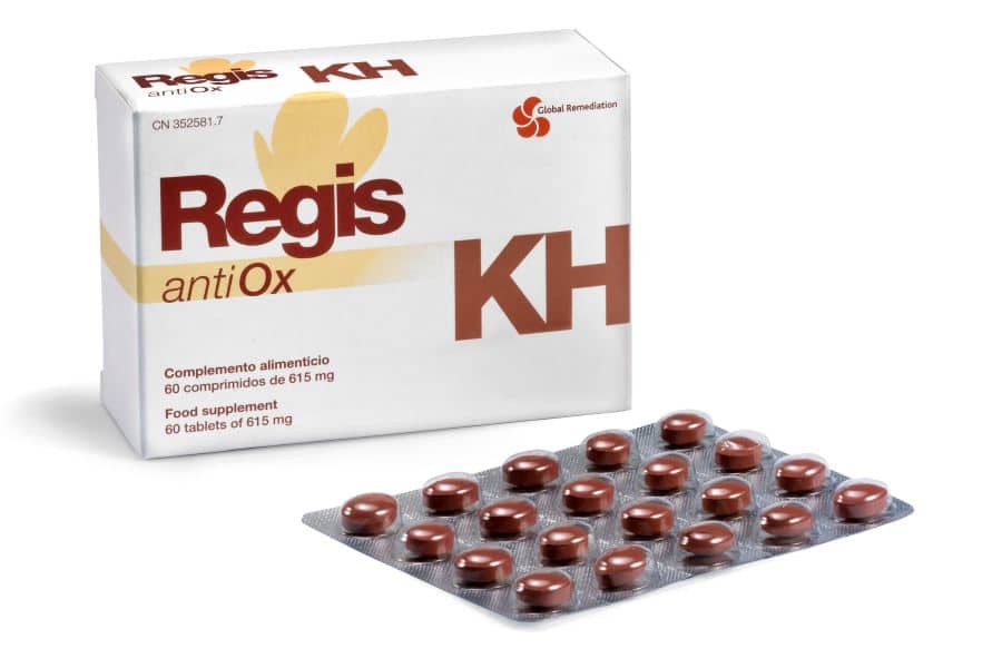 REGIS KH antiOx. Caja del producto.