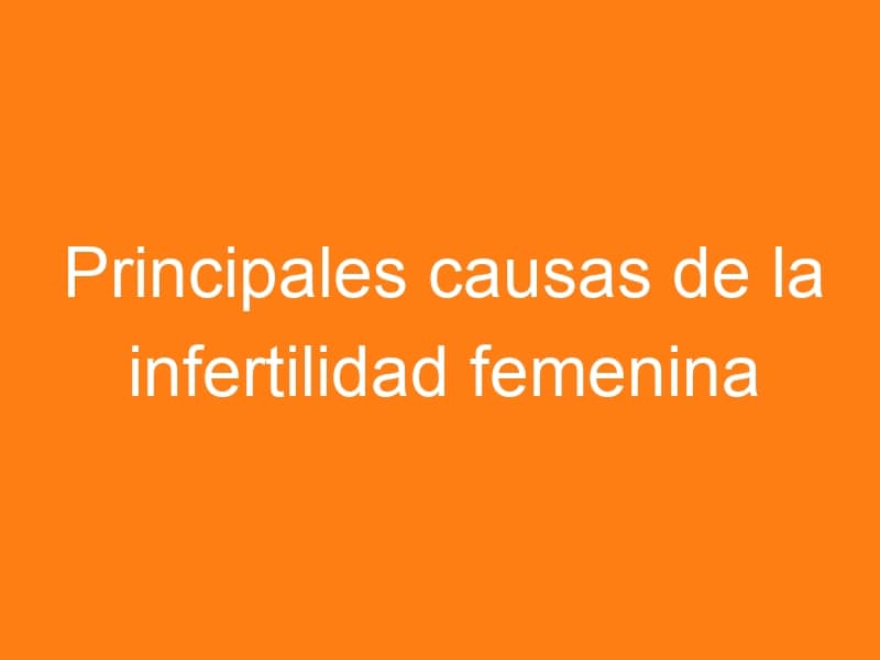 Infertilidad femenina