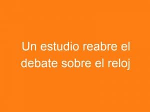 Reloj biológico femenino
