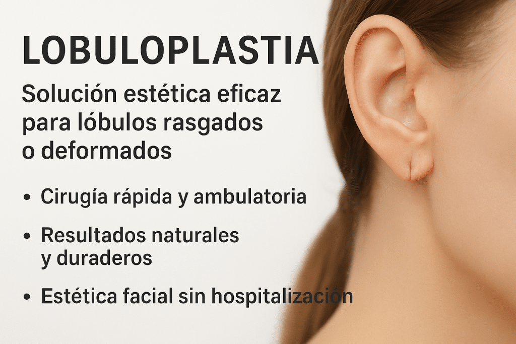 Lobuloplastia: solución estética eficaz para lóbulos rasgados o deformados