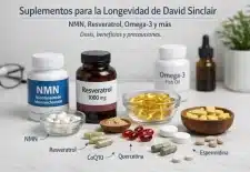 Suplementos alimenticios recomendados por el Dr. David Sinclair