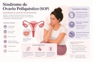 Causas, síntomas e irregularidades menstruales del Síndrome de ovario poliquístico (SOP)