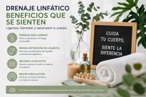 Drenaje linfático para piernas cansadas